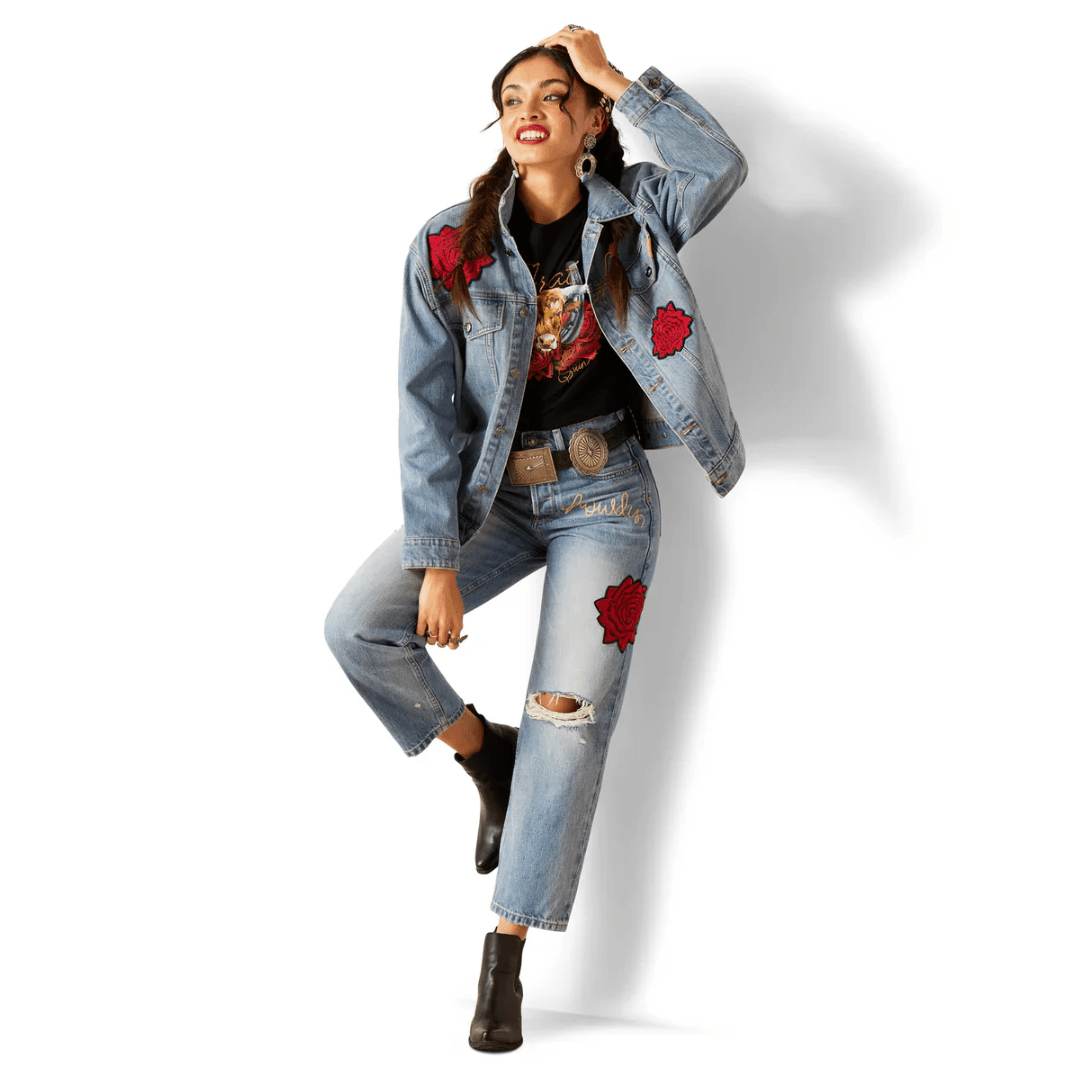Ariat Ladies Rodeo Quincy Trucker Jacket Anaheim - Aitken's Saddlery