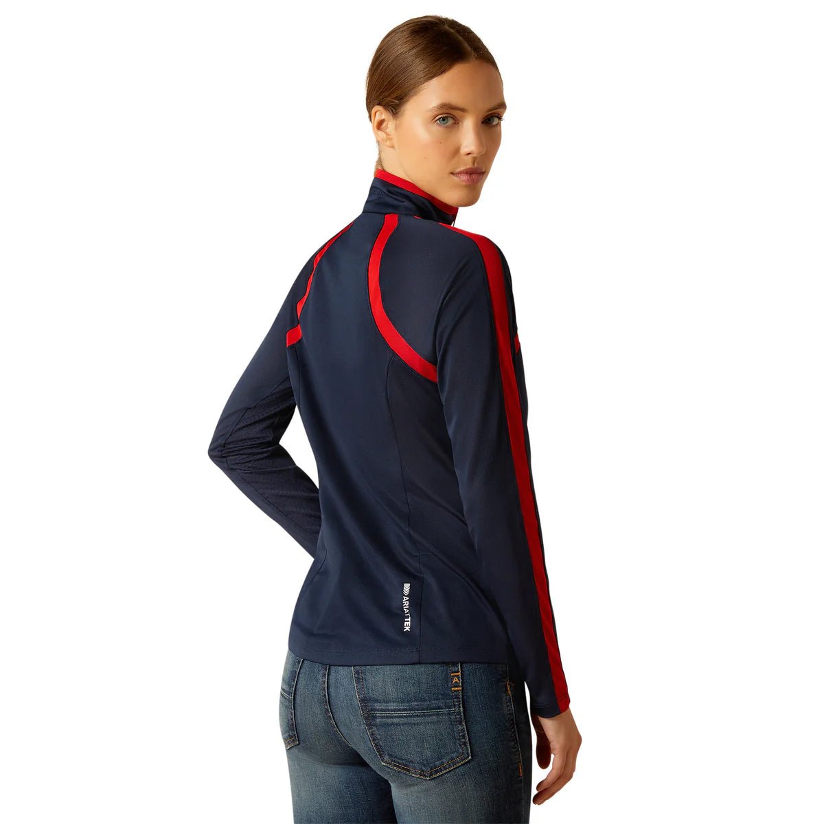 Ariat Ladies Sunstopper 3.0 Navy & Red - Aitken's Saddlery