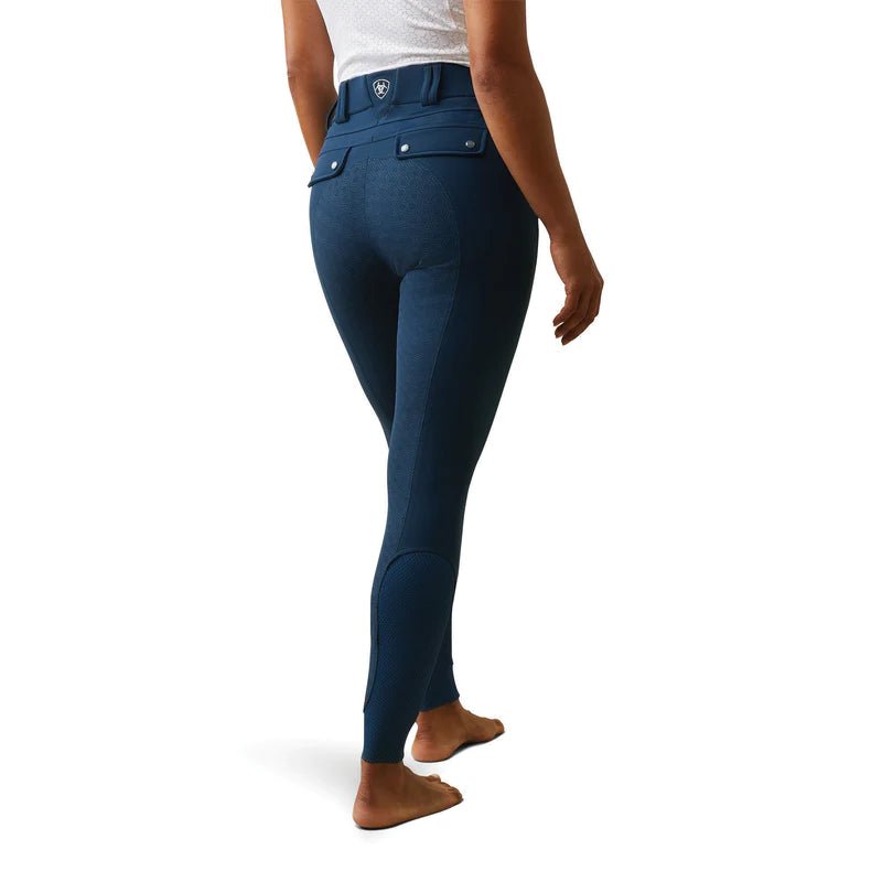 Ariat Ladies Tri Factor Grip Full Seat Breeches Deep Petroleum - Aitken's Saddlery