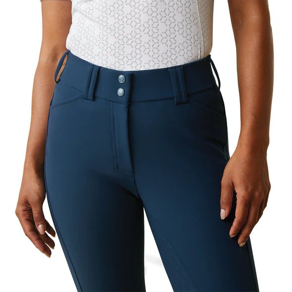 Ariat Ladies Tri Factor Grip Full Seat Breeches Deep Petroleum - Aitken's Saddlery