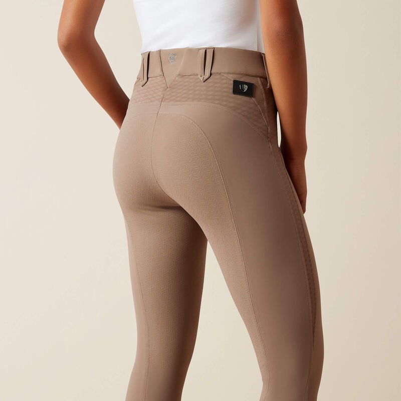 Ariat Ladies Tri Factor X Bellatrix Full Seat Breeches Brick Brown - Aitken's Saddlery