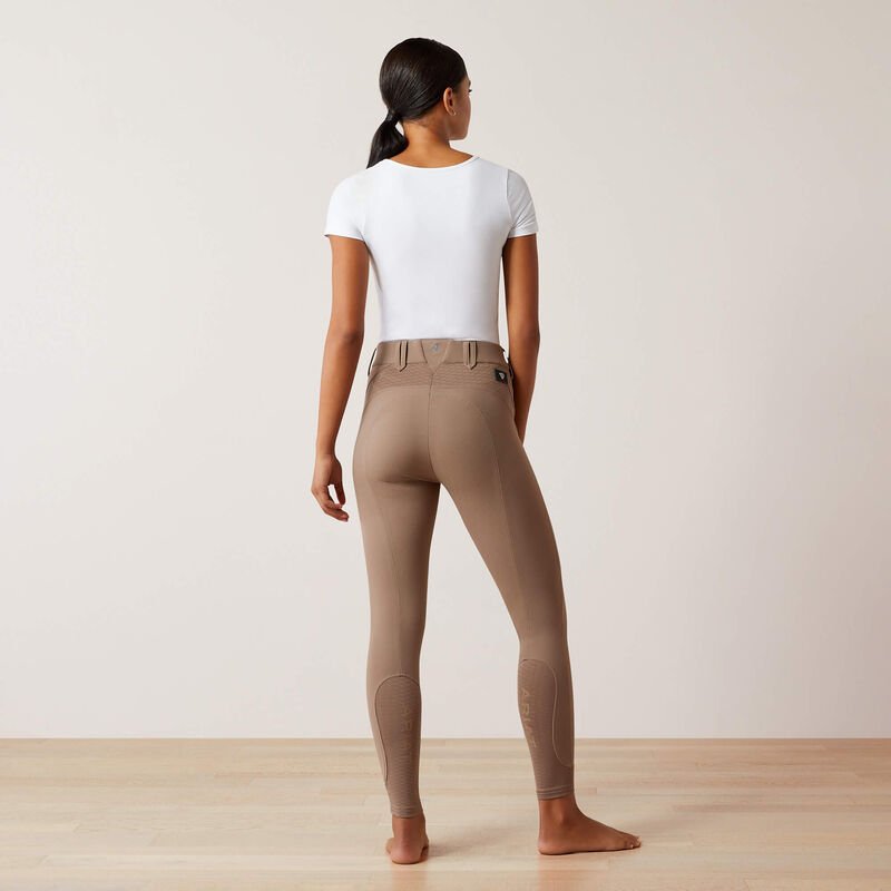 Ariat Ladies Tri Factor X Bellatrix Full Seat Breeches Brick Brown - Aitken's Saddlery