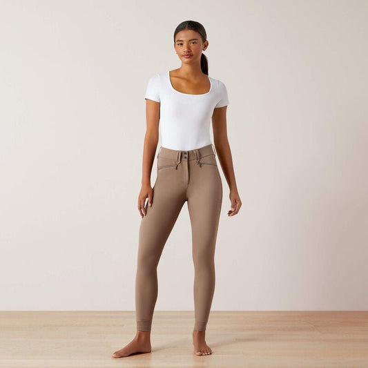 Ariat Ladies Tri Factor X Bellatrix Full Seat Breeches Brick Brown - Aitken's Saddlery