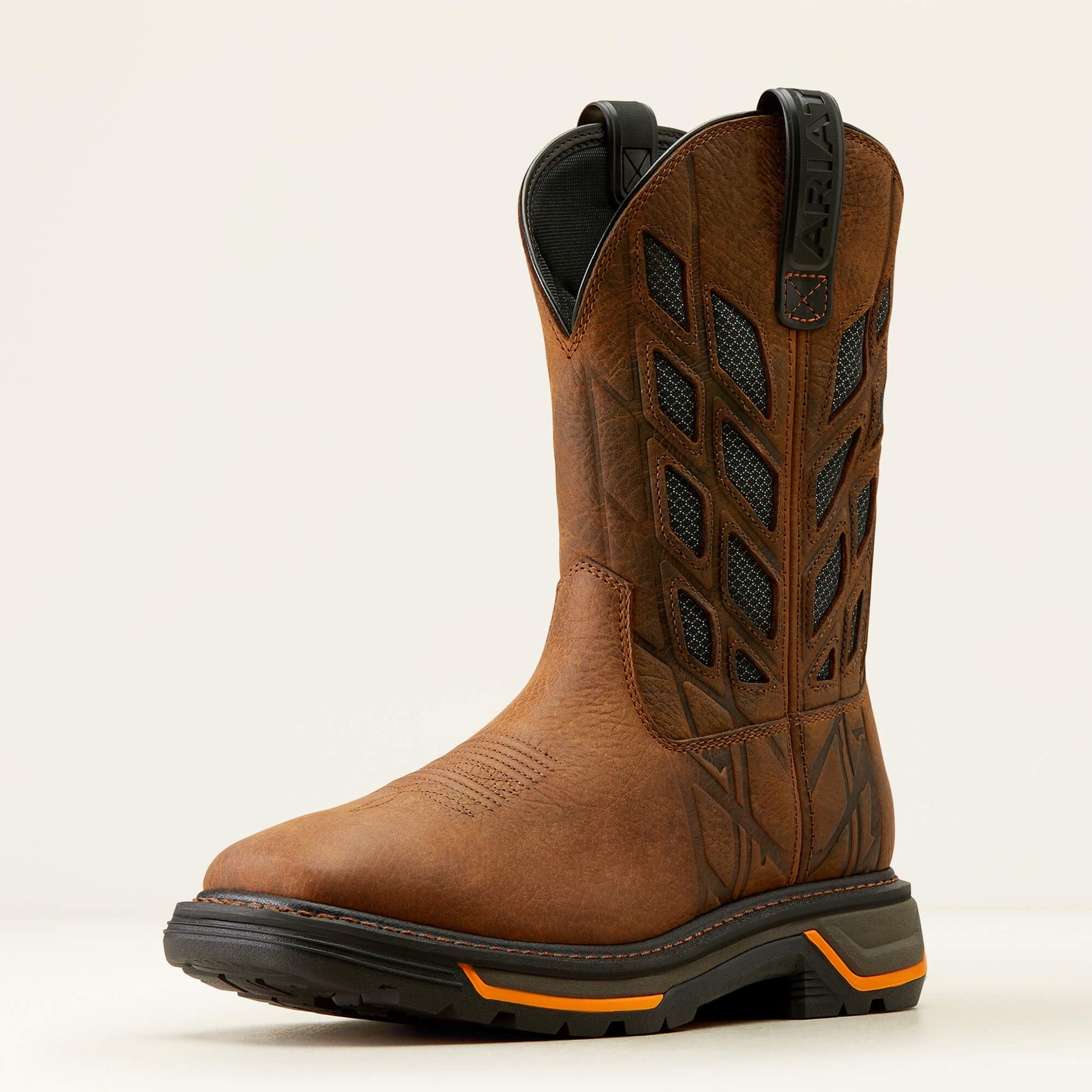 Ariat Mens Big Rig Tread Venttek Earth Graphite Boots - Aitken's Saddlery