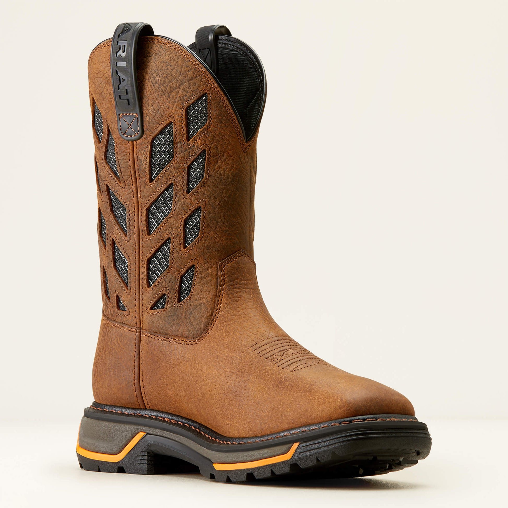Ariat Mens Big Rig Tread Venttek Earth Graphite Boots - Aitken's Saddlery