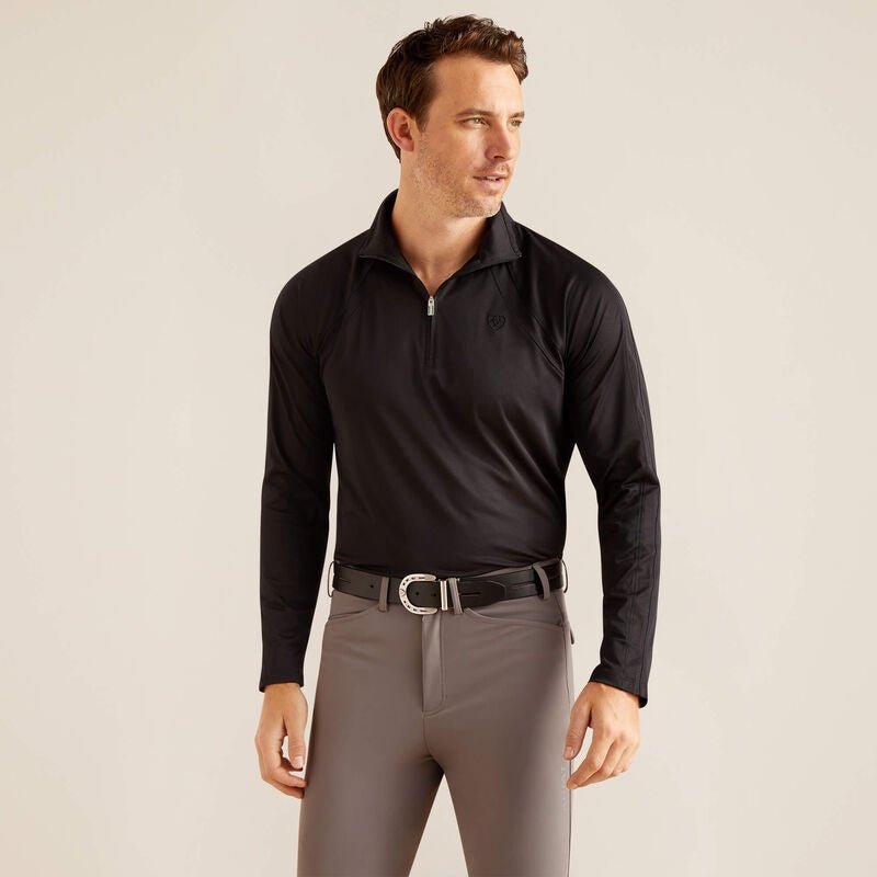 Ariat Mens Sunstopper Shirt 3.0 LS Black - Aitken's Saddlery