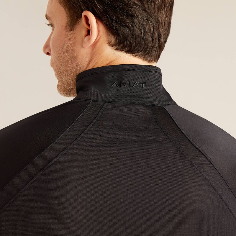Ariat Mens Sunstopper Shirt 3.0 LS Black - Aitken's Saddlery