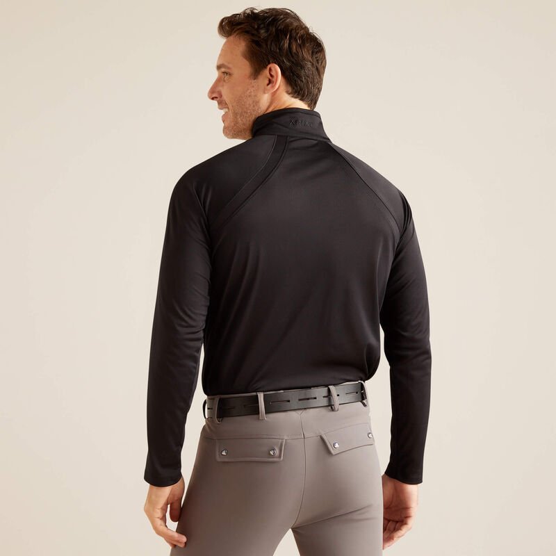 Ariat Mens Sunstopper Shirt 3.0 LS Black - Aitken's Saddlery