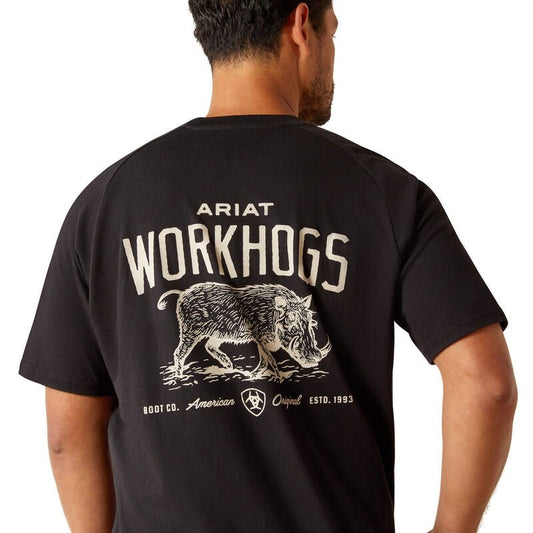 Ariat Rebar Cotton Strong Workhog Mens Tee - Aitken's Saddlery
