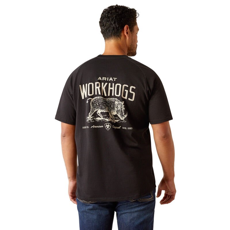 Ariat Rebar Cotton Strong Workhog Mens Tee - Aitken's Saddlery