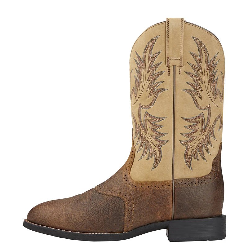 Ariat Stockman Tumbled Mens Boots - Aitken's Saddlery