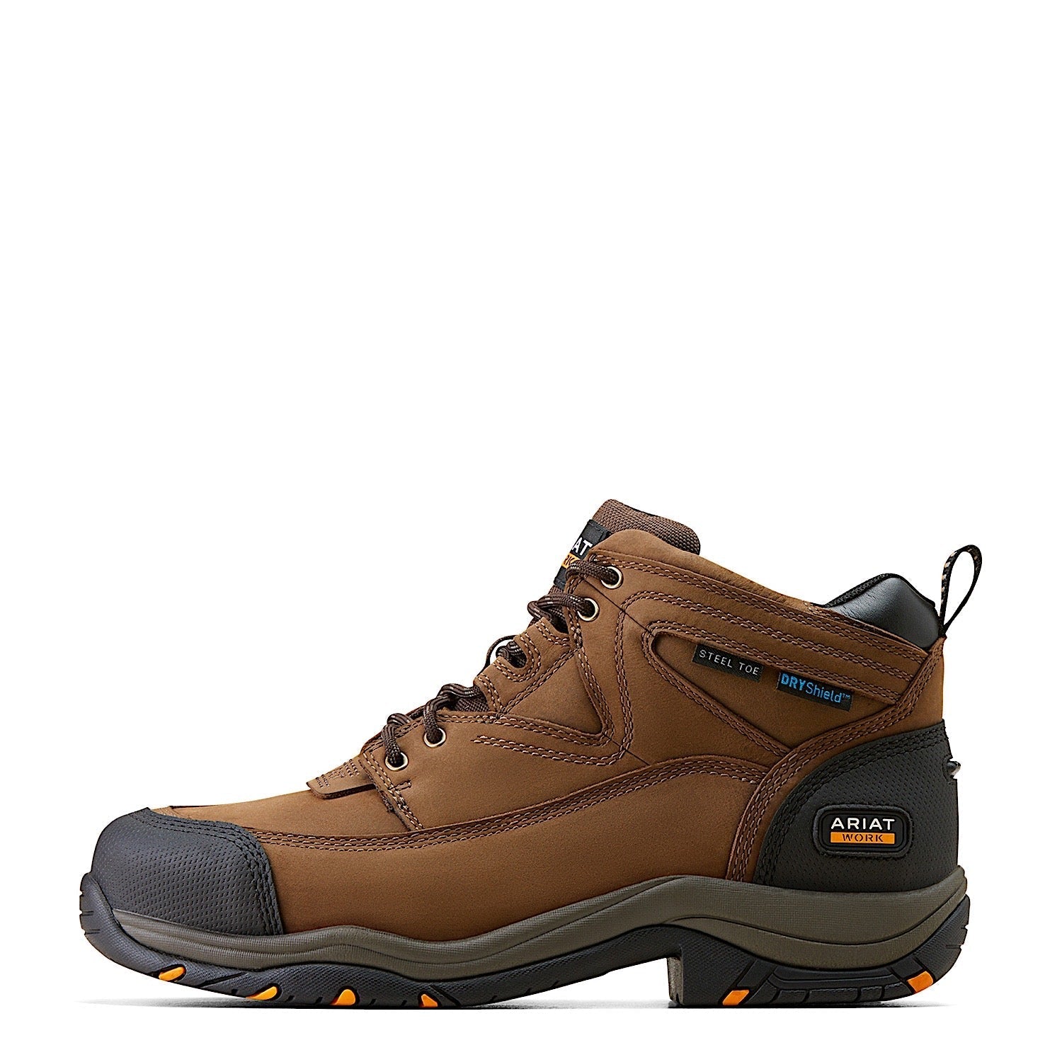 Ariat Womens Duraterrain H20 Steel Distressed Brown Boots - Aitken's Saddlery