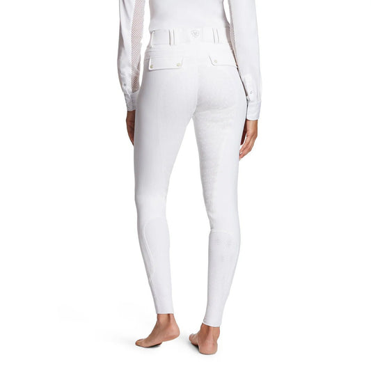 Ariat Womens Tri Factor Grip Breeches White - Aitken's Saddlery