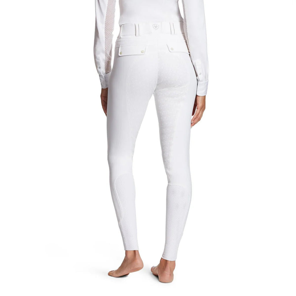 Ariat Womens Tri Factor Grip Breeches White - Aitken's Saddlery