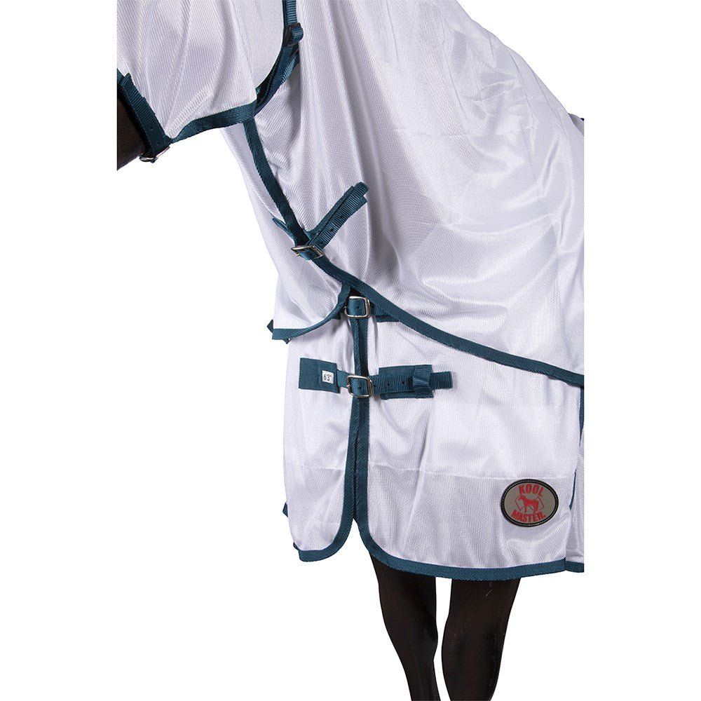 Aussie Mesh Hooded Combo White - Aitken's Saddlery