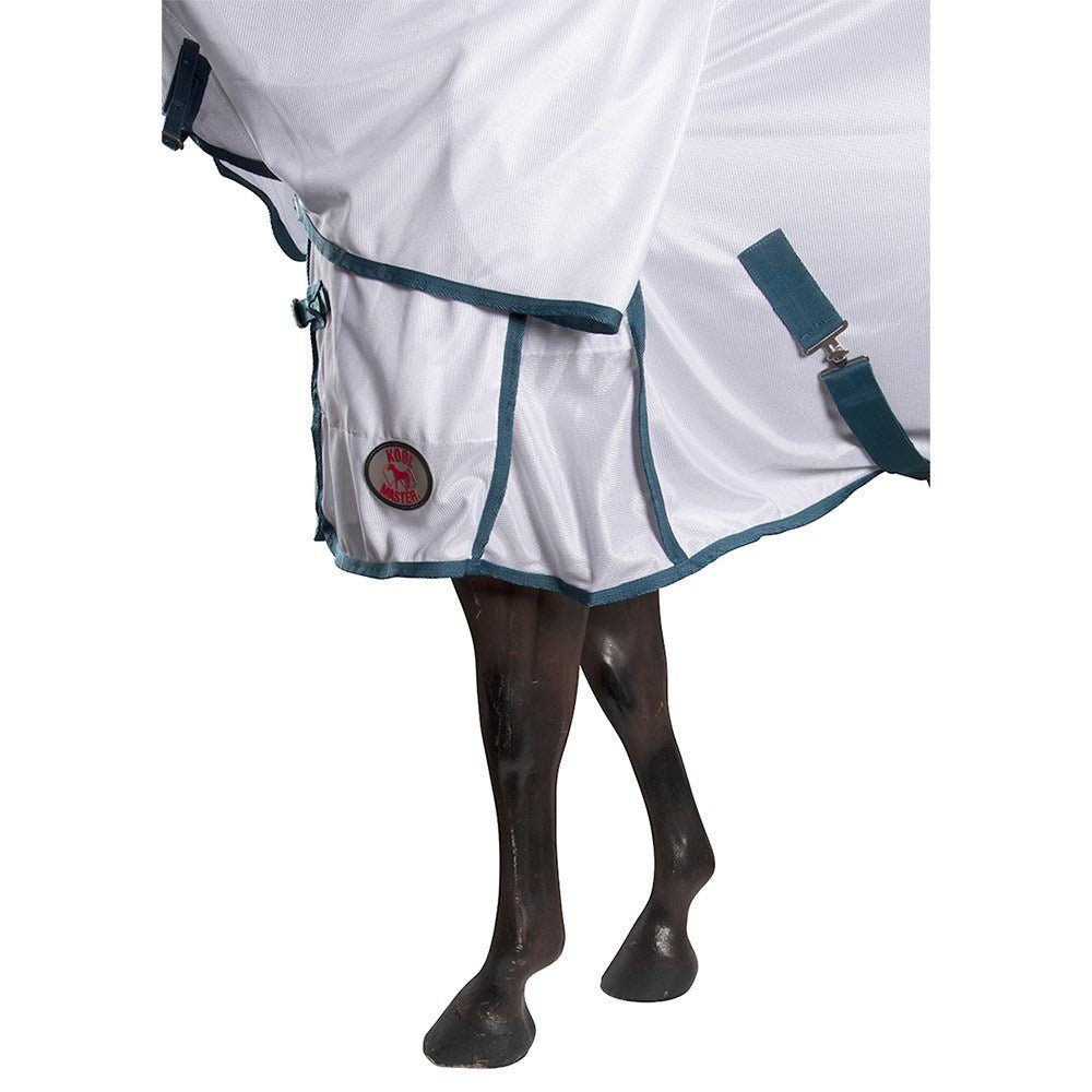 Aussie Mesh Hooded Combo White - Aitken's Saddlery