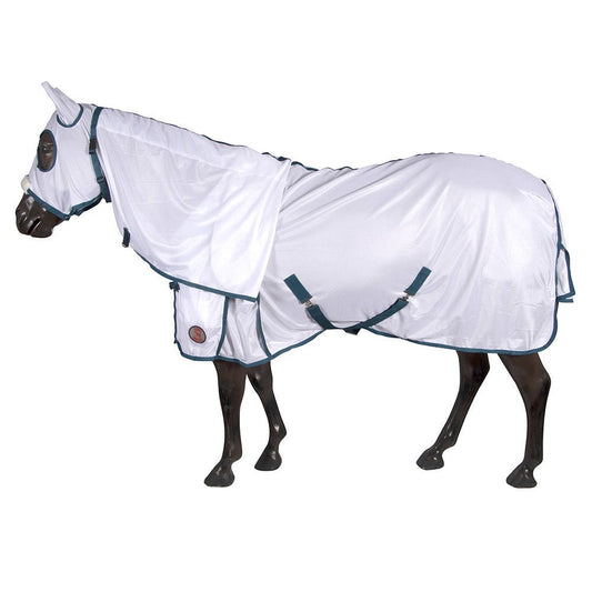 Aussie Mesh Hooded Combo White - Aitken's Saddlery