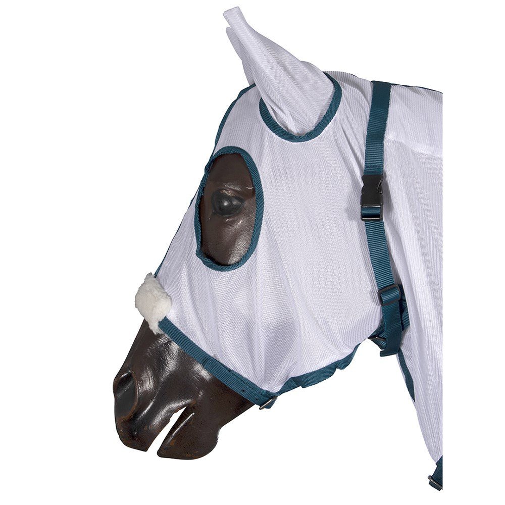 Aussie Mesh Hooded Combo White - Aitken's Saddlery