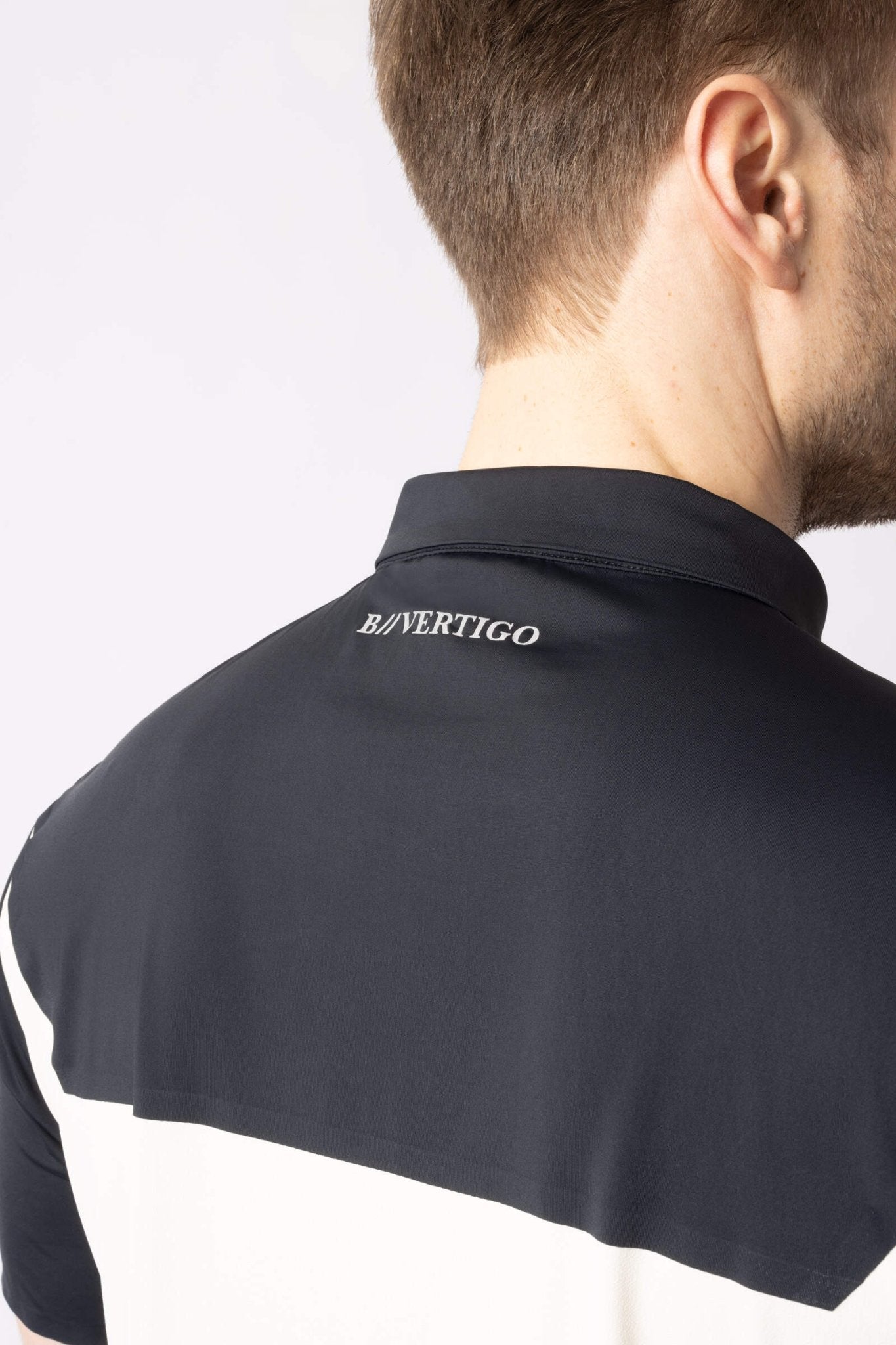 B Vertigo Mens Aidan Seamless Polo Shirt Dark Grey - Aitken's Saddlery