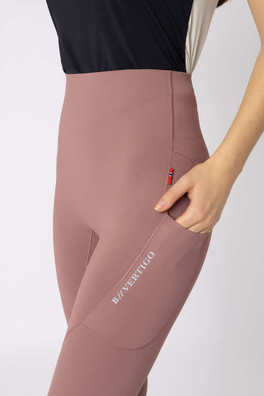 B Vertigo Vikoria Seamless FG Ladies Tights Burlwood Pink - Aitken's Saddlery