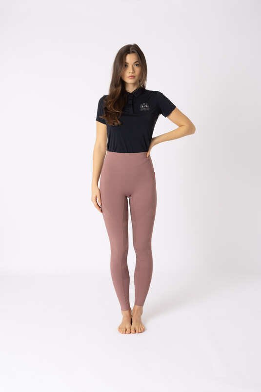 B Vertigo Vikoria Seamless FG Ladies Tights Burlwood Pink - Aitken's Saddlery