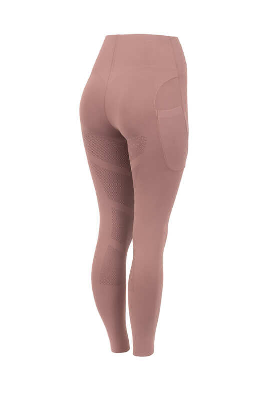 B Vertigo Vikoria Seamless FG Ladies Tights Burlwood Pink - Aitken's Saddlery