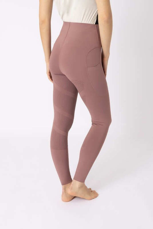 B Vertigo Vikoria Seamless FG Ladies Tights Burlwood Pink - Aitken's Saddlery