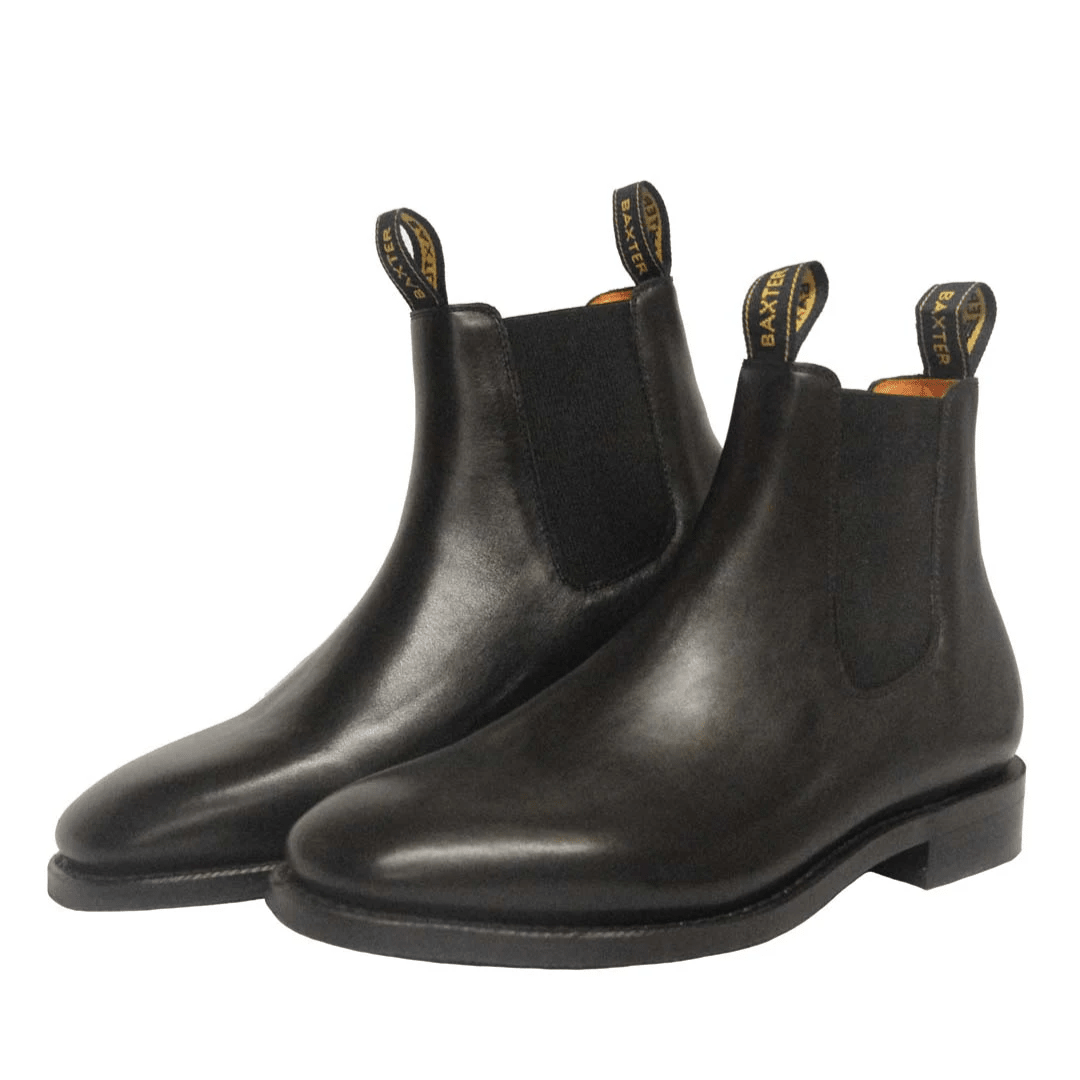 Baxter Goulburn Boots Black - Aitken's Saddlery
