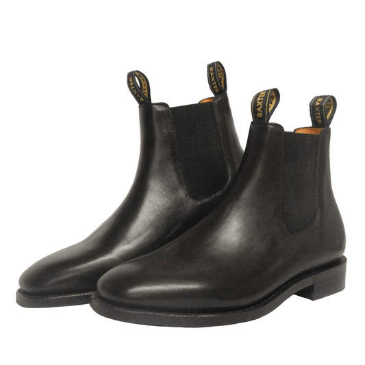 Baxter Goulburn Boots Black - Aitken's Saddlery