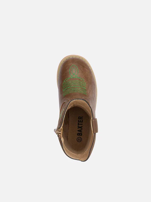 Baxter Junior Western Emerald Green Boots - Aitken's Saddlery
