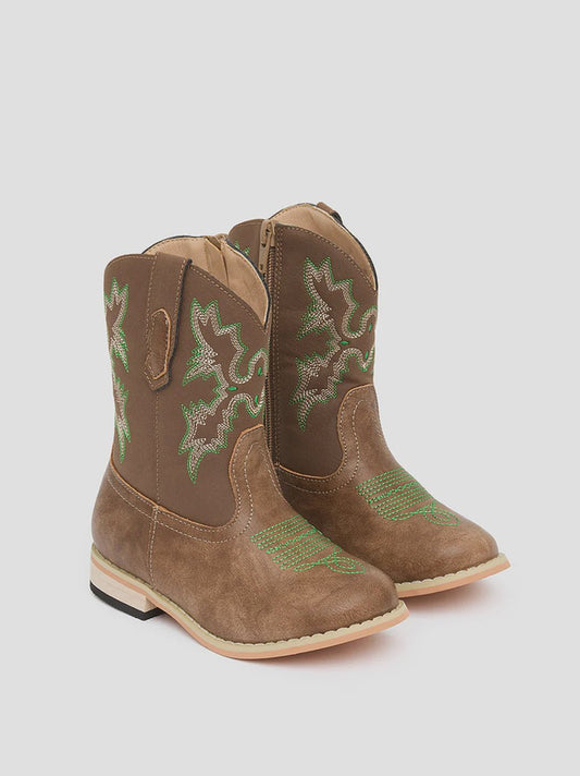 Baxter Junior Western Emerald Green Boots - Aitken's Saddlery