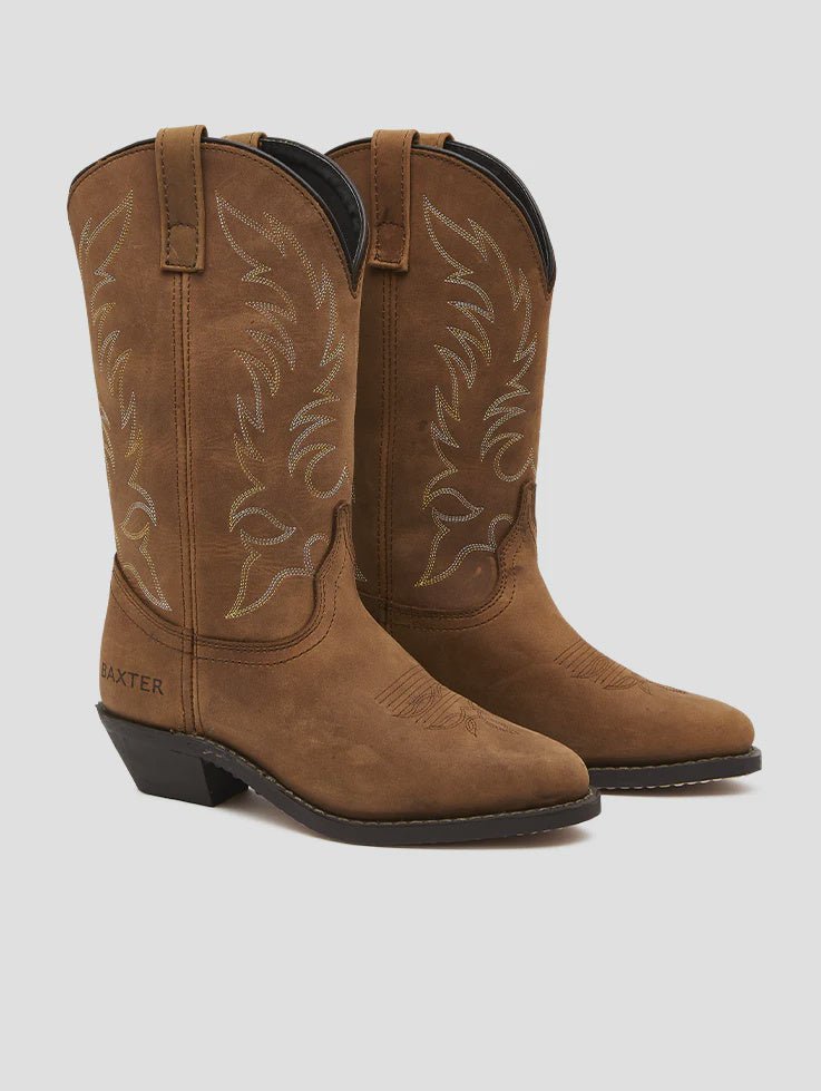 Baxter Ladies Distressed Western Boot - Aitken's Saddlery