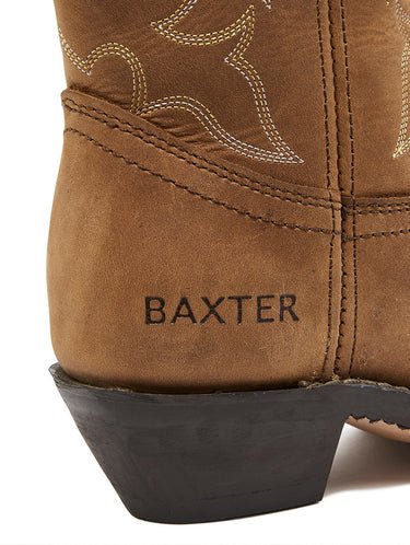 Baxter Ladies Distressed Western Boot - Aitken's Saddlery