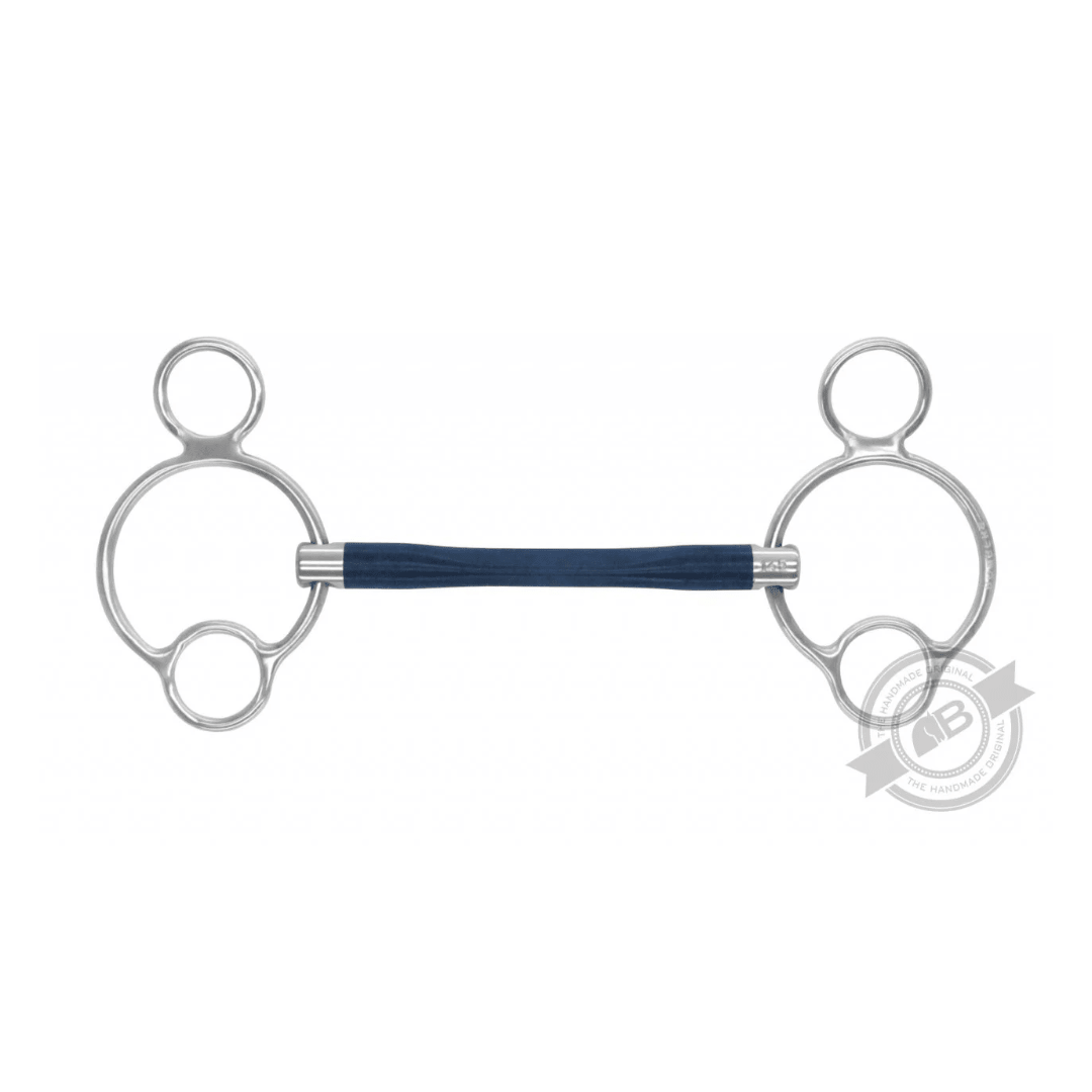 Bomber 2 1/2 Ring Moulded Mullen Mouth Bit - Aitken's Saddlery