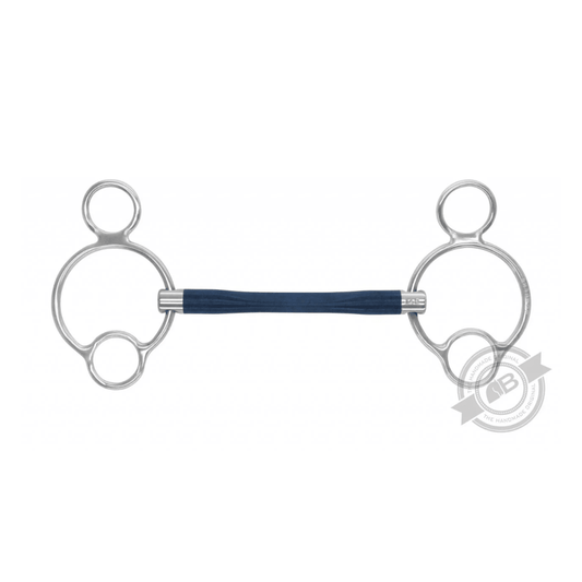 Bomber 2 1/2 Ring Moulded Mullen Mouth Bit - Aitken's Saddlery