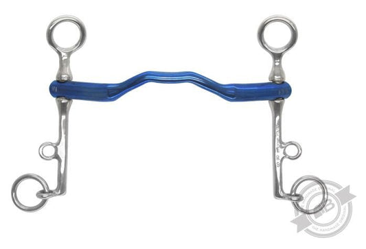Bomber 55 Titanium Happy Tongue Weymouth Bit - Aitken's Saddlery