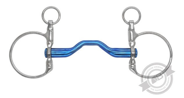 Bomber DC Dressage Titanium Happy Tongue Swivel Bit - Aitken's Saddlery