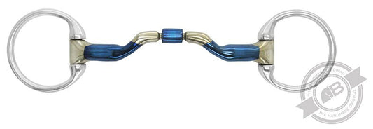 Bomber Eggbutt Bradoon Ported Barrel Bit - Aitken's Saddlery