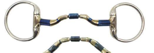 Bomber Eggbutt Bradoon Ported Barrel Bit - Aitken's Saddlery