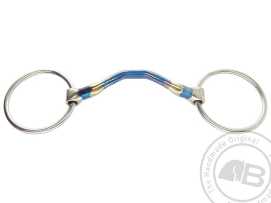 Bomber Pony Loose Ring Happy Tongue Bit - Aitken's Saddlery
