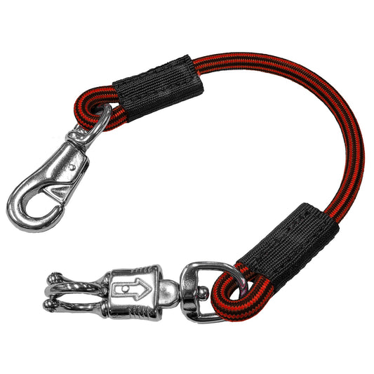 Bungee Trailer Tie Red & Black - Aitken's Saddlery