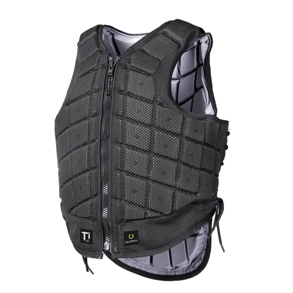 Champion Ti22 Youths Safety Vest Black - Aitken's Saddlery