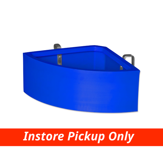 Corner Feeder 45 Litre Blue