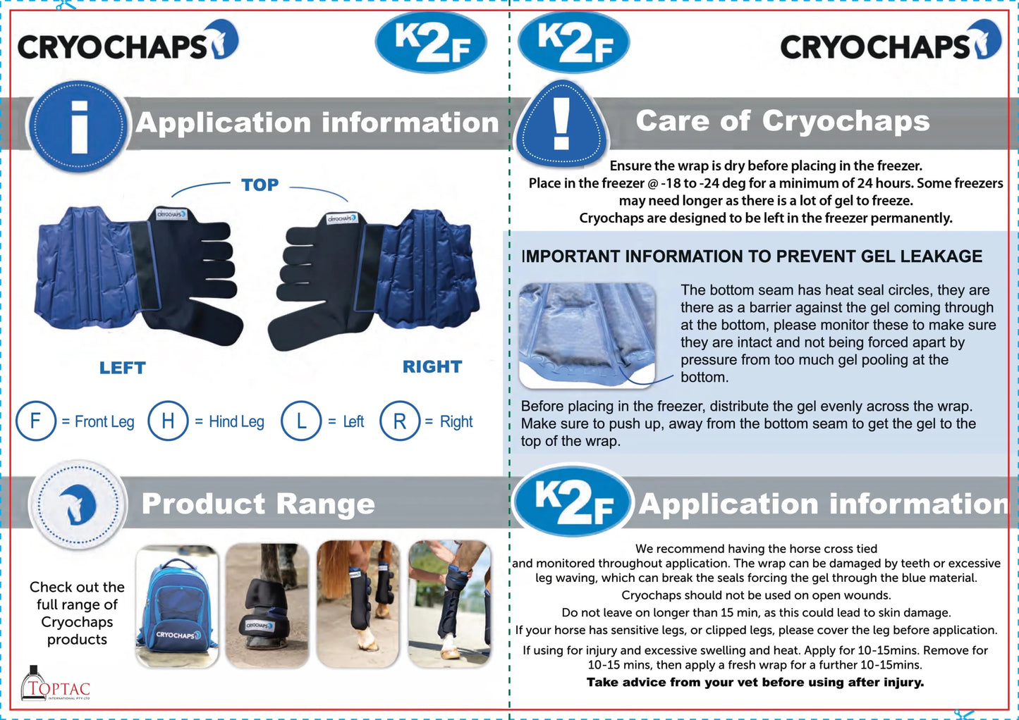 Cryochaps K2 Ice Wrap - Aitken's Saddlery