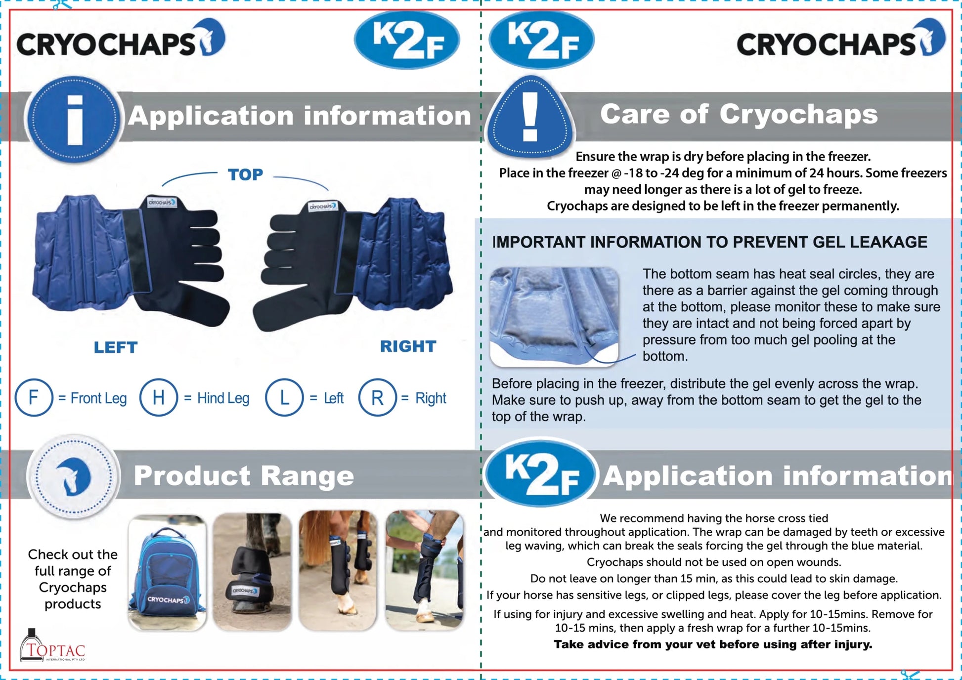 Cryochaps K2 Ice Wrap - Aitken's Saddlery
