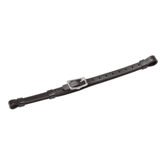 Curb Strap Synthetic Black - Aitken's Saddlery