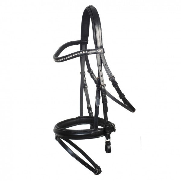 Schockemohle Berlin Hannovrian Bridle Black & Silver