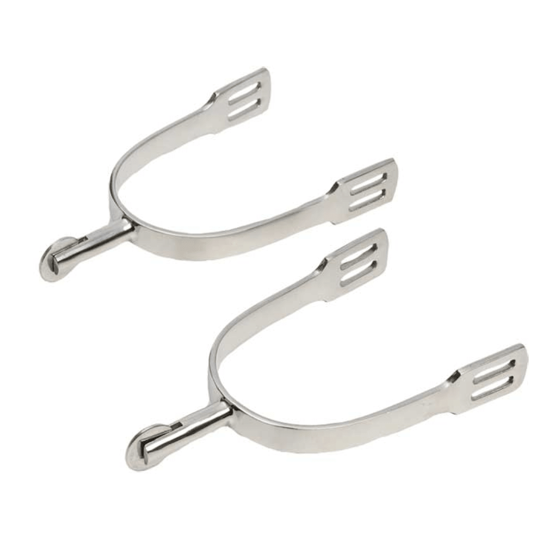 Dressage Spurs with Disc Rowels 35mm Shank - Aitken's Saddlery