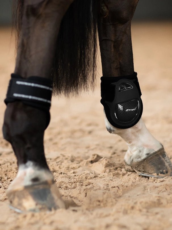 Equestrian Stockholm Fetlock Boots Black Edition - Aitken's Saddlery