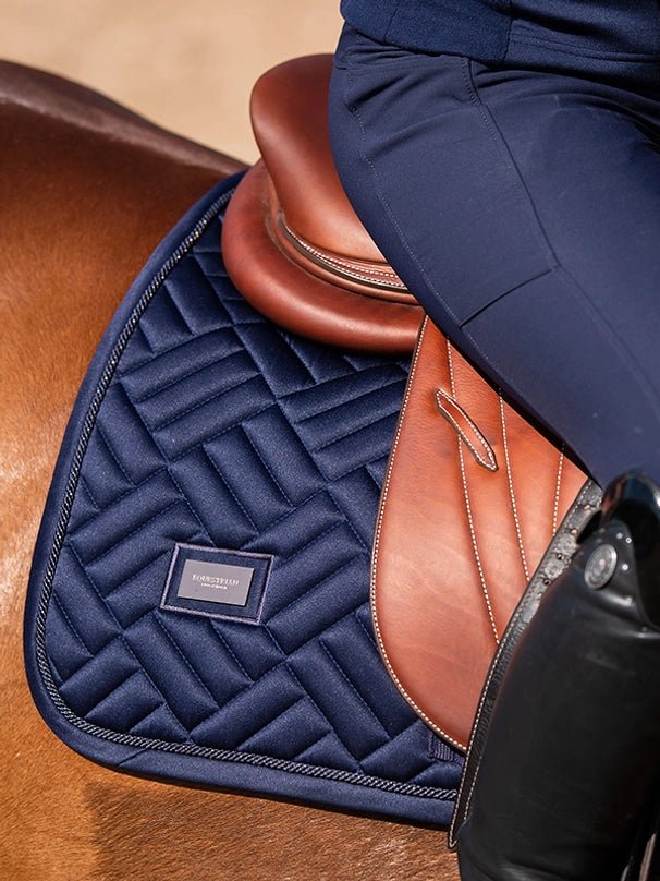 Equestrian Stockholm Jump Pad Modern Lagoon Blush - Aitken's Saddlery
